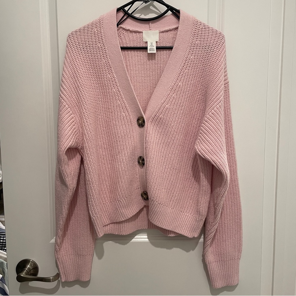 H&M Rib-knit cardigan S